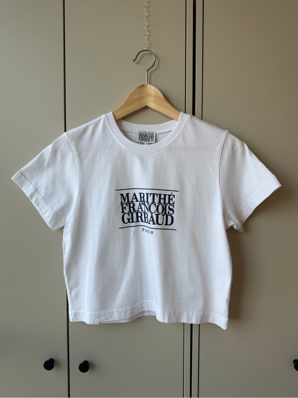 Marithe Francois Girbaud White Logo Tee